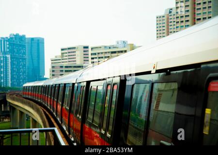 Öffentliche U-Bahn - Singapur Stockfoto