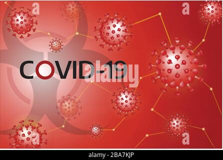 Coronavirus 2019-nCov kovid-19-Konzept Stock Vektor