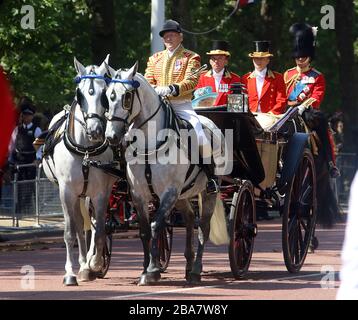 09. Juni 2018 - London, England, Großbritannien - Trooping of the Color 2018 Photo Shows: Stockfoto