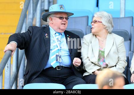 Coventry City Fans auf den Tribünen Stockfoto