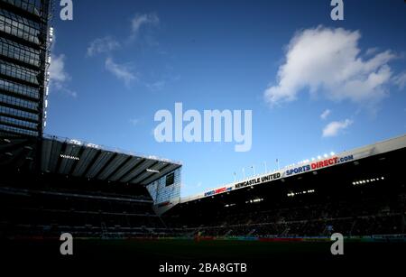 Ein allgemeiner Blick auf den St. James' Park während des Spiels Stockfoto