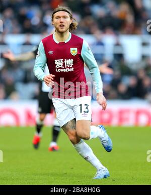 Burnley ist Jeff Hendrick in Aktion Stockfoto