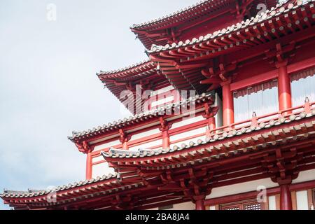 CHINATOWN/Singapur, 28. Apr 2018 - Architektur des berühmten BUDDHA ZAHNS TEMPEL UND MUSEUM Stockfoto