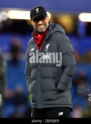 Liverpools Trainer Jürgen Klopp Stockfoto