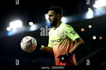 Von Manchester City Riyad Mahrez Stockfoto