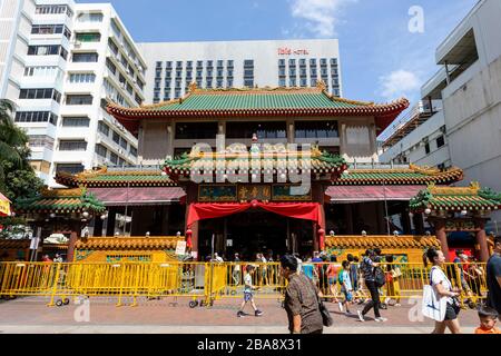 Kwan Im Thong Hood Cho Temple, Singapur Stockfoto