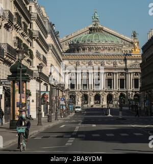 CORONAVIRUS: OPERNVIERTEL Stockfoto