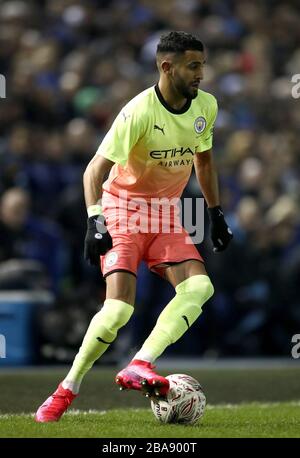 Von Manchester City Riyad Mahrez Stockfoto