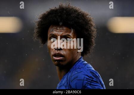 Willian von Chelsea - Chelsea gegen Lille OSC, UEFA Champions League - Gruppe H, Stamford Bridge, London, Großbritannien - 10. Dezember 2019 nur redaktionelle Verwendung Stockfoto