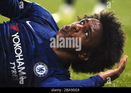 Willian von Chelsea - Chelsea gegen Lille OSC, UEFA Champions League - Gruppe H, Stamford Bridge, London, Großbritannien - 10. Dezember 2019 nur redaktionelle Verwendung Stockfoto