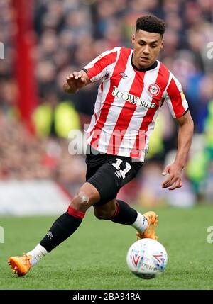 Die Brentford Ollie Watkins Stockfoto