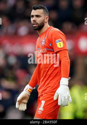 Brentford Torwart David Raya Martin Stockfoto