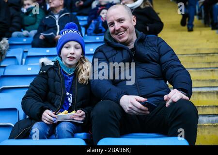 Fans des FC Halifax Town während des Premier-League-Spiels der Vanarama Conference im Shay Stockfoto