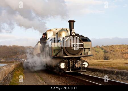 Die Ffestiniog and Welsh Highland Railways Stockfoto