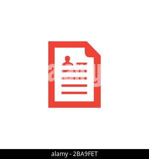 Symbol "Rot Wiederaufnehmen" Auf Weißem Hintergrund. Rote Vektor-Grafik Mit Flacher Form. Stock Vektor