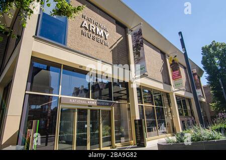 LONDON - das National Army Museum in Chelsea, das zentrale Museum der British Army Stockfoto