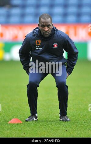 Charton Athletic Manager Chris Powell Stockfoto