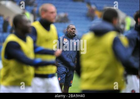 Charton Athletic Assistant Manager Alex Dyer Stockfoto