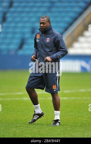 Charton Athletic Assistant Manager Alex Dyer Stockfoto