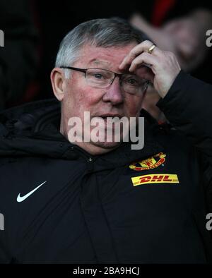 Sir Alex Ferguson, Manager von Manchester United Stockfoto