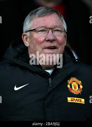 Sir Alex Ferguson, Manager von Manchester United Stockfoto