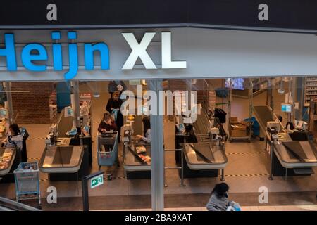 Albert Heijn Im Einkaufszentrum Diemen Niederlande 2020 Stockfoto