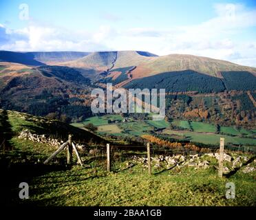 Waun von Rydd Bryniau Gleision, in der Nähe von Talybont, Brecon Beacons National Park, Powys, Wales. Stockfoto