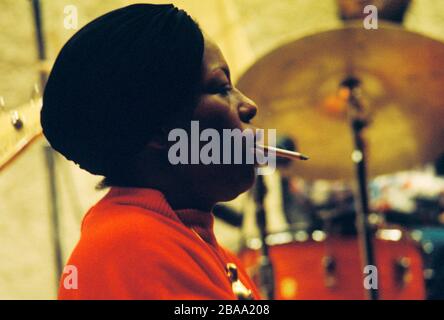 Roberta Flack bei der Probe Seattle Grammy Award Gewinnerin 1973 Stockfoto
