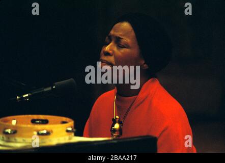 Roberta Flack bei der Probe Seattle Grammy Award Gewinnerin 1973 Stockfoto