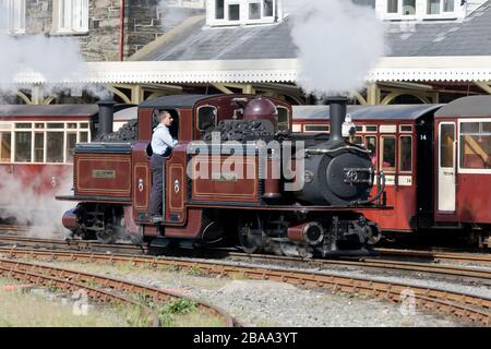 Die Ffestiniog and Welsh Highland Railways Stockfoto