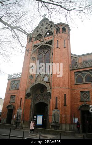 Église Saint-Jean de Montmartre, Paris, Frankreich Stockfoto