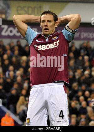 Kevin Nolan von West Ham United hat eine verpasste Chance Stockfoto