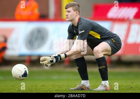 Kidderminster Harriers' will Mannion während des Spiels der National League North - Gruppe A - im Aggborough Stadium Stockfoto