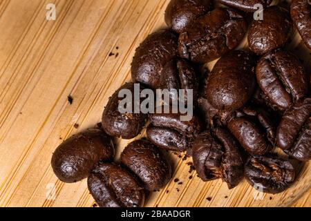 Kaffeeunternehmen und exportieren Kaffeebohnen. Stockfoto