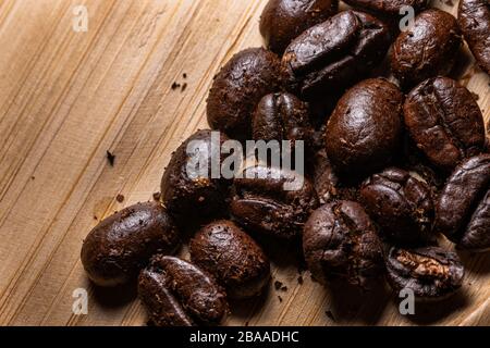 Kaffeeunternehmen und exportieren Kaffeebohnen. Stockfoto