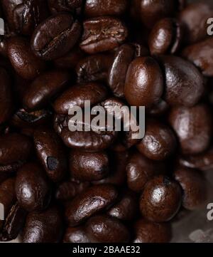 Kaffeeunternehmen und exportieren Kaffeebohnen. Stockfoto