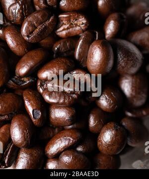 Kaffeeunternehmen und exportieren Kaffeebohnen. Stockfoto