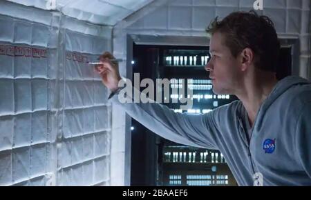 DER MARTIAN 2015 20th Century Fox-Film mit Matt Damon Stockfoto