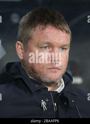 Hull City's Head Coach Grant McCann vor Spielbeginn Stockfoto