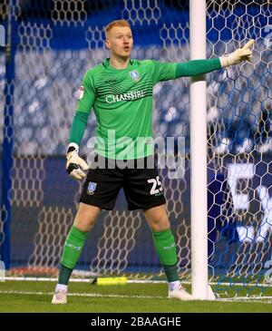 Sheffield Mittwochs-Torhüter Cameron Dawson im Einsatz Stockfoto