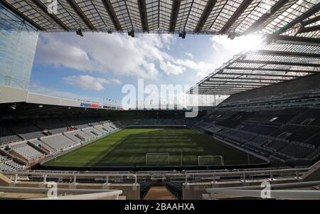 Einen allgemeinen Überblick über St James' Park Stockfoto