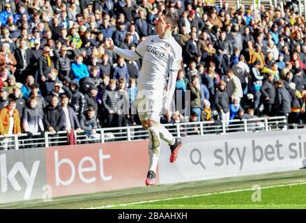 Pablo Hernández von Leeds United feiert das zweite Tor seiner Seite Stockfoto