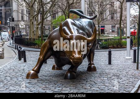 Bulle In Financial Dsistrict Aufladen Stockfoto