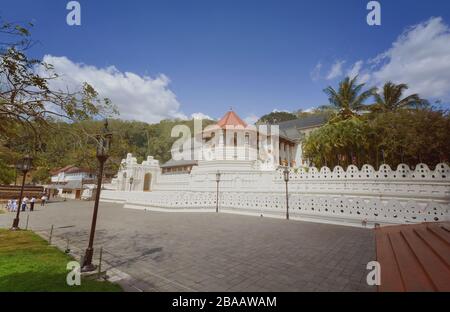 Tempel Der Heiligsten Zahnheiligkeit In Kandy, Sri Lanka Stockfoto