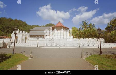 Tempel Der Heiligsten Zahnheiligkeit In Kandy, Sri Lanka Stockfoto