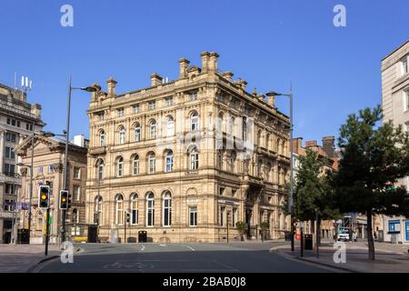 Nachbarschaft Liverpool Hotel, 62 Castle Street, ehemaliges Bankgebäude, Liverpool Stockfoto