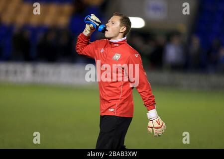 Milton Keynes Dons Torhüter David Martin Stockfoto