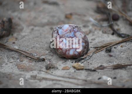Nahaufnahme von bunten Steinen Stockfoto