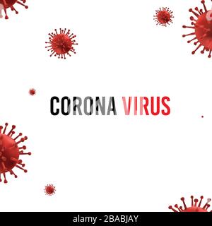 Hologramm des Coronavirus COVID-2019 auf blauem futuristischem Hintergrund. Tödlicher Virus-Typ 2019-nCoV. 3D-Modelle von Coronavirus-Bakterien. Vectektonische illust Stock Vektor