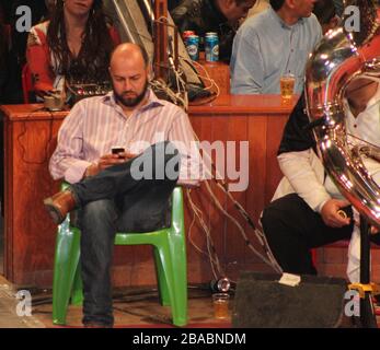 La dica Jenny Rivera la Diva de La Banda en El Palenque de Leon * Gto 21012 ... Esteban Laoiza esposo de Jenny Rivera ...01/Feb/2012..*** Foto: Personal/NorteP Stockfoto